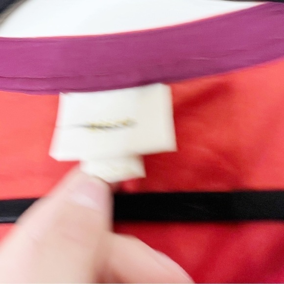 Anthropologie Maeve Orange Corduroy Button Down Knee Length Dress Size 2 Women’s - Picture 3 of 3